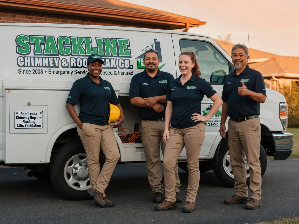 Chimney flashing repair company in Fresno, TX